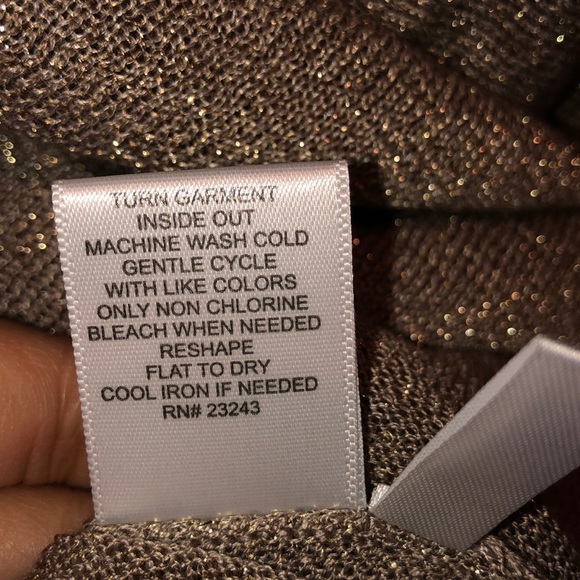 NY&Co gold glitter sweater - Picture 5 of 5